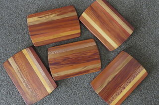 ancient kauri serving and chopping boards