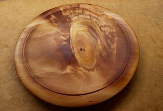 wooden platter